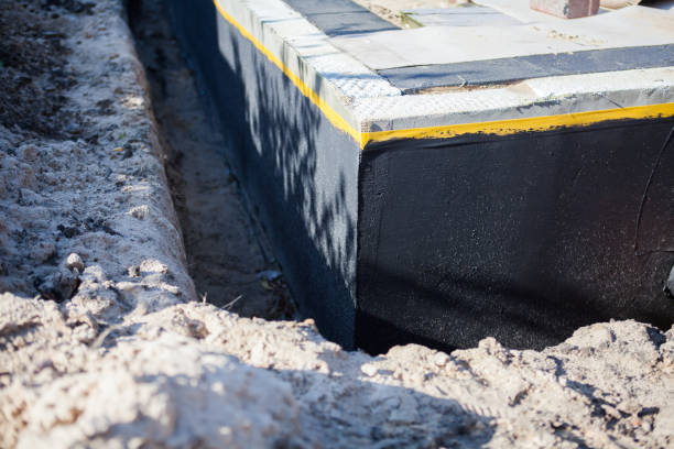 Professional Exterior Waterproofing technician working in Westwood, NJ